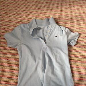 Vineyard Vines Heritage Polo in Soft Blue